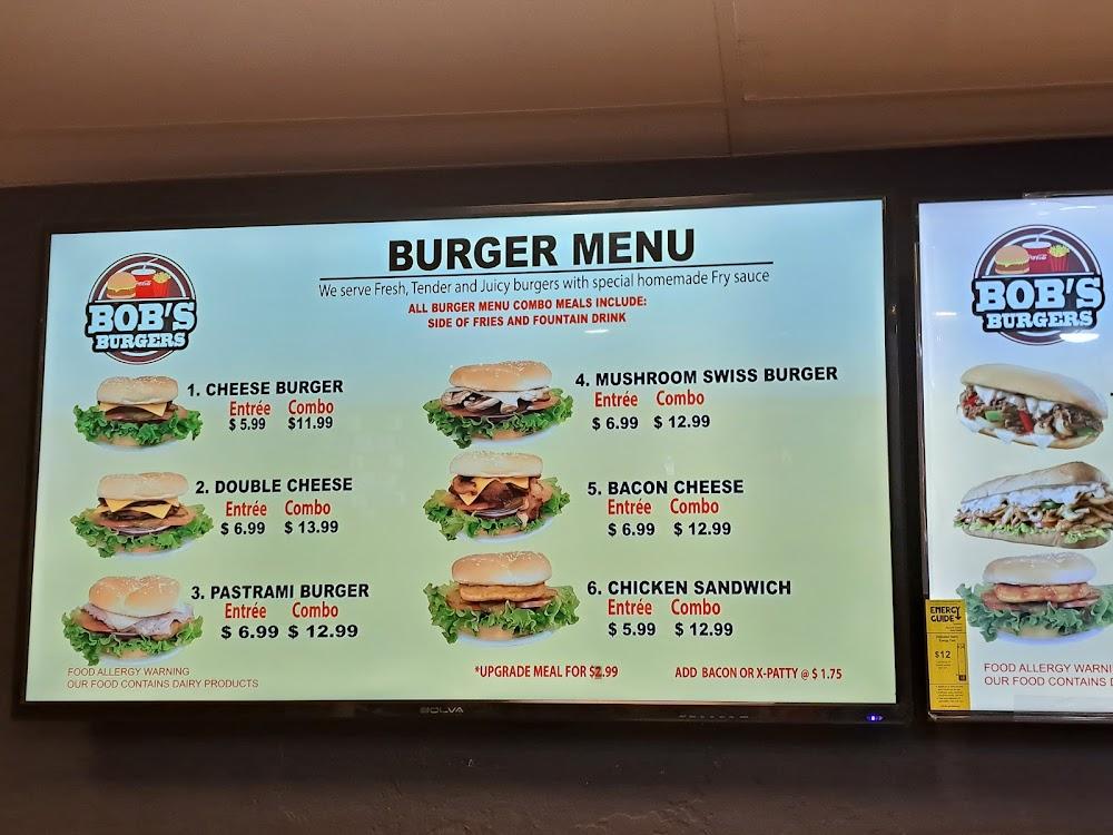 Bob's Burgers Menu image 1